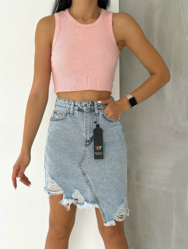 💕Джинсовая Юбка САДОВОД официальный интернет-каталог