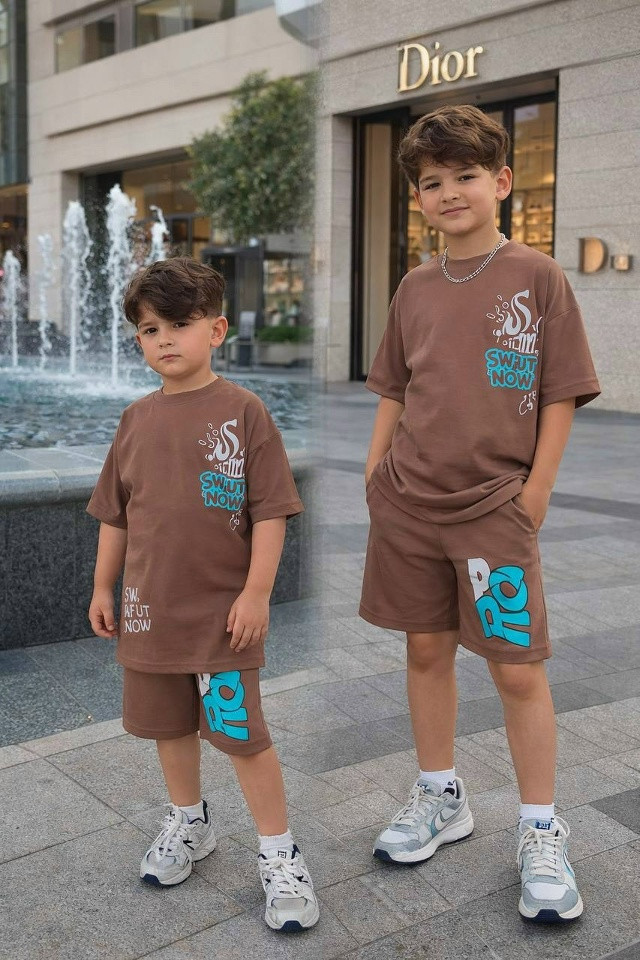 Детский костюм коричневый купить в Интернет-магазине Садовод База - цена 999 руб Садовод интернет-каталог