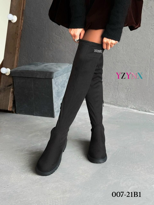 Ботфорты черные купить в Интернет-магазине Садовод База - цена 2100 руб Садовод интернет-каталог