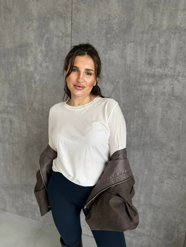 Лонгслив белый купить в Интернет-магазине Садовод База - цена 1300 руб Садовод интернет-каталог