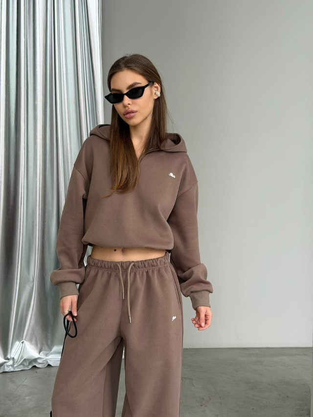 Женский костюм коричневый купить в Интернет-магазине Садовод База - цена 2900 руб Садовод интернет-каталог