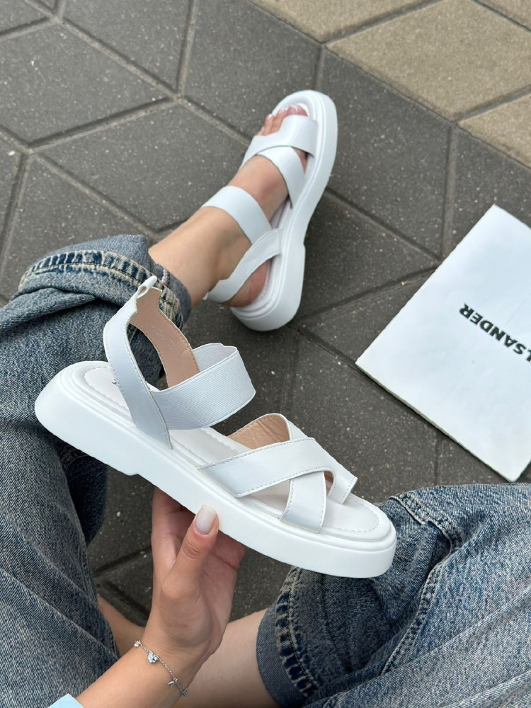 Босоножки женские белые купить в Интернет-магазине Садовод База - цена 400 руб Садовод интернет-каталог