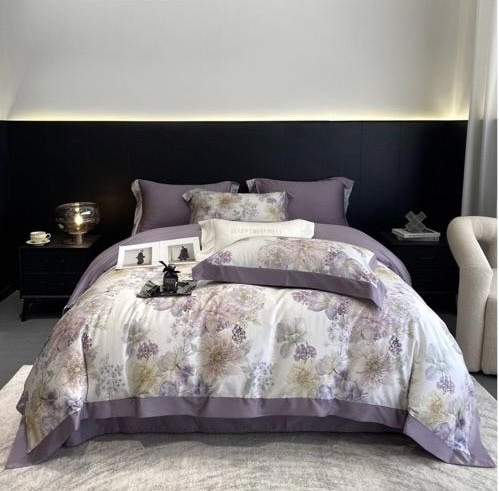 Комплект постельного белья тенсель с мережко с  готовым одеялом купить в Интернет-магазине Садовод База - цена 5000 руб Садовод интернет-каталог