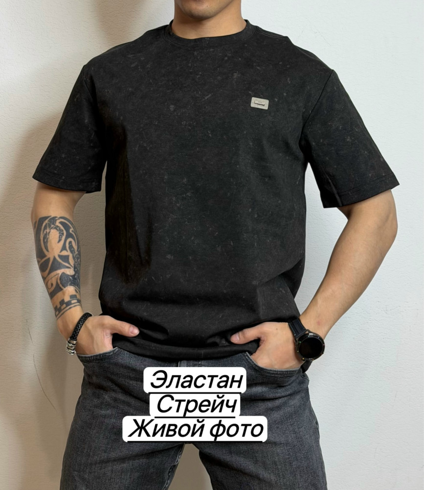 Футболка для мужчин, эластан купить в Интернет-магазине Садовод База - цена 650 руб Садовод интернет-каталог