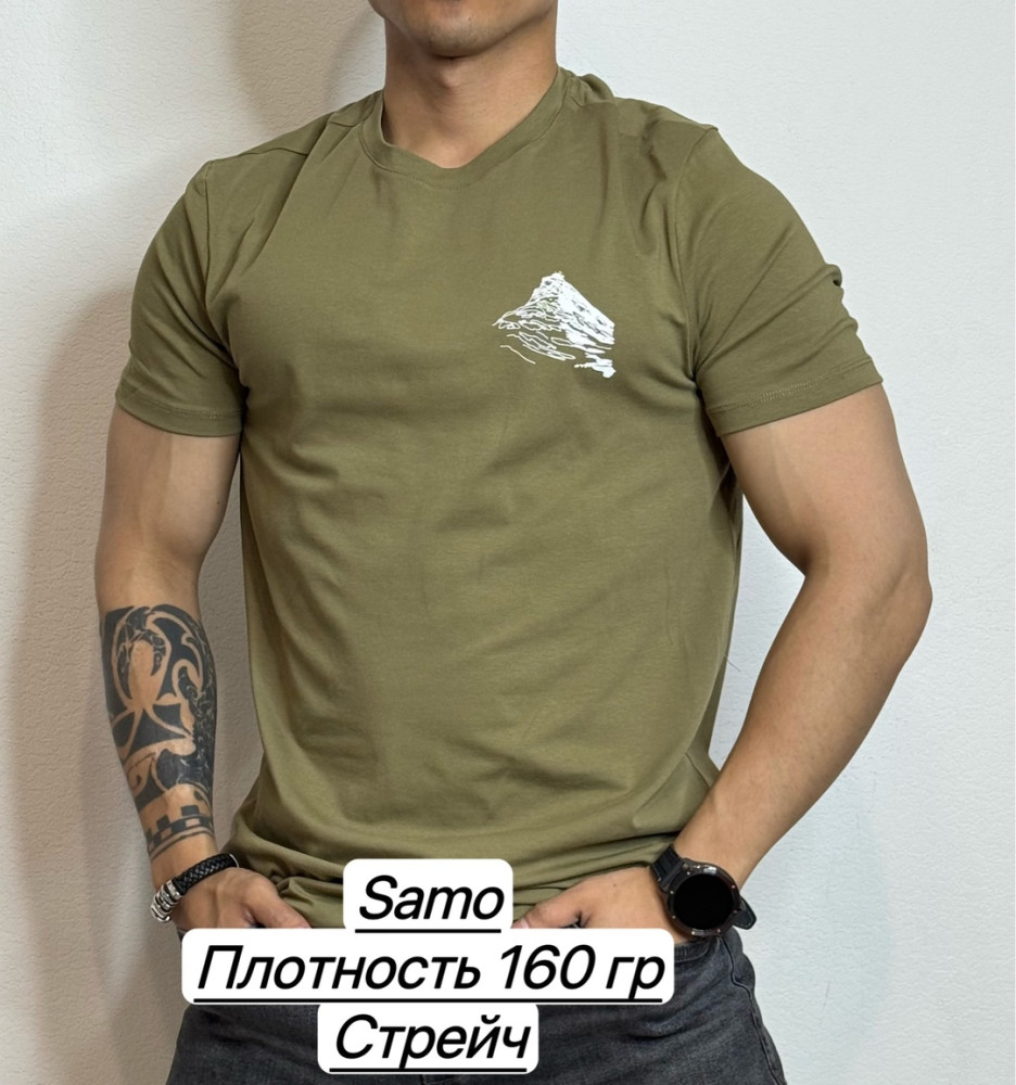 Футболка для мужчин, хлопок купить в Интернет-магазине Садовод База - цена 450 руб Садовод интернет-каталог
