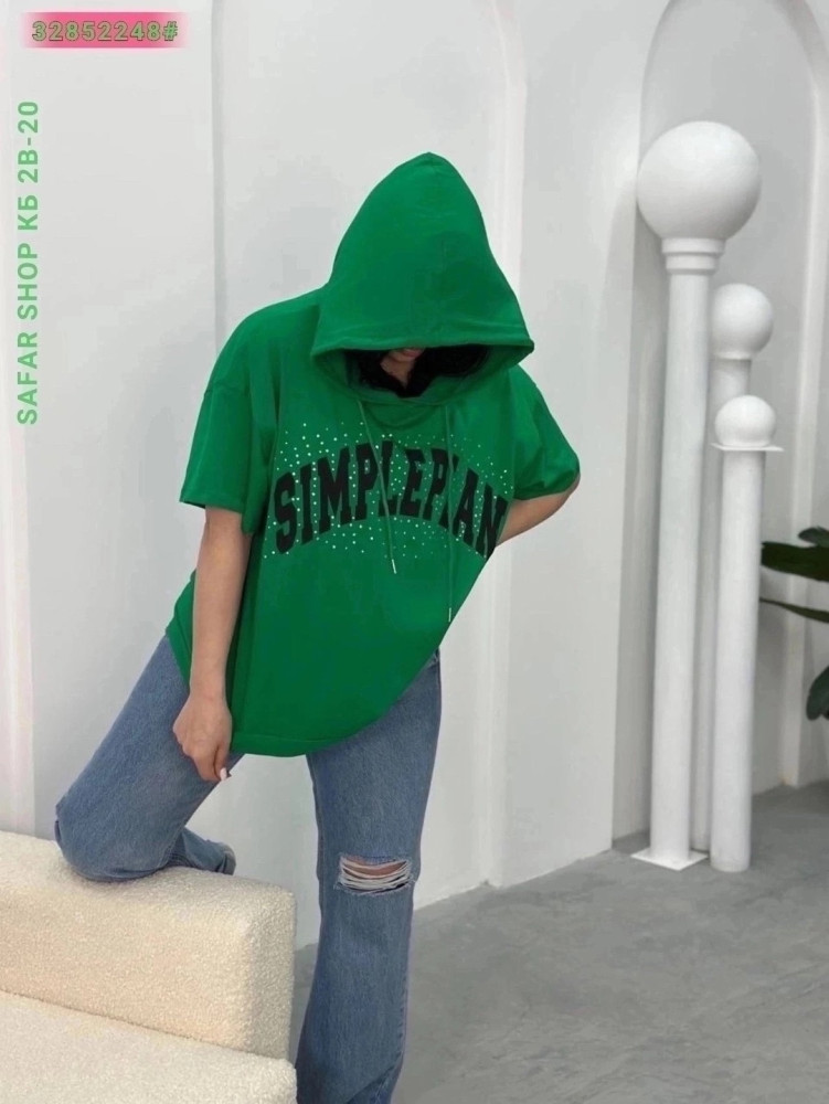 Женская футболка зеленая купить в Интернет-магазине Садовод База - цена 650 руб Садовод интернет-каталог