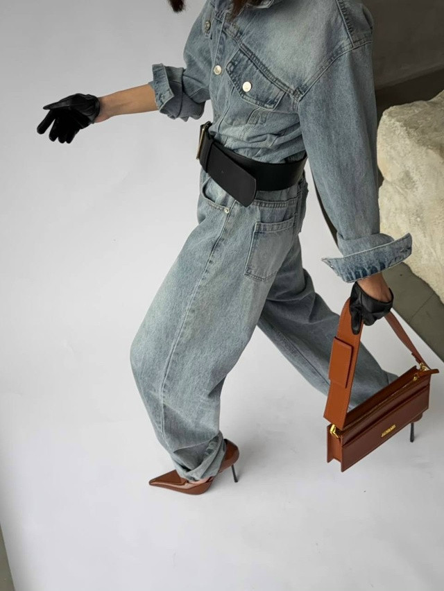 Женский комбинезон синий купить в Интернет-магазине Садовод База - цена 5000 руб Садовод интернет-каталог