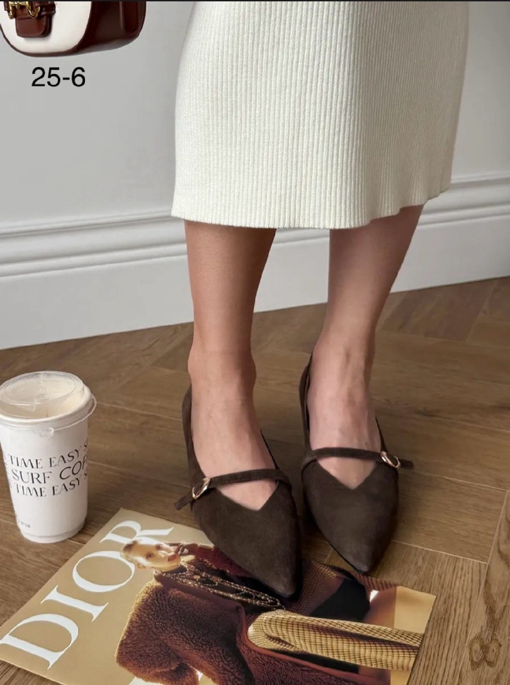 Туфли, замш