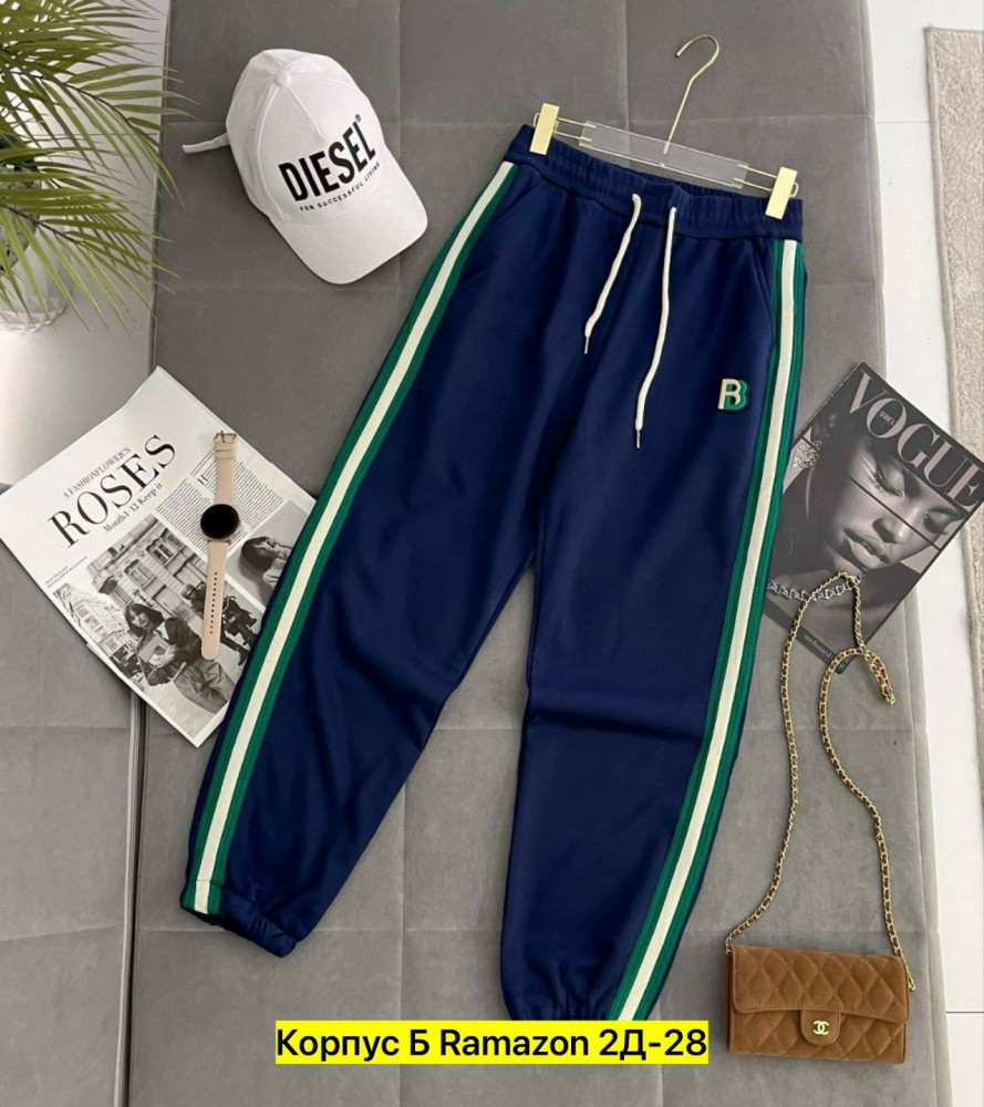 Женские брюки синие