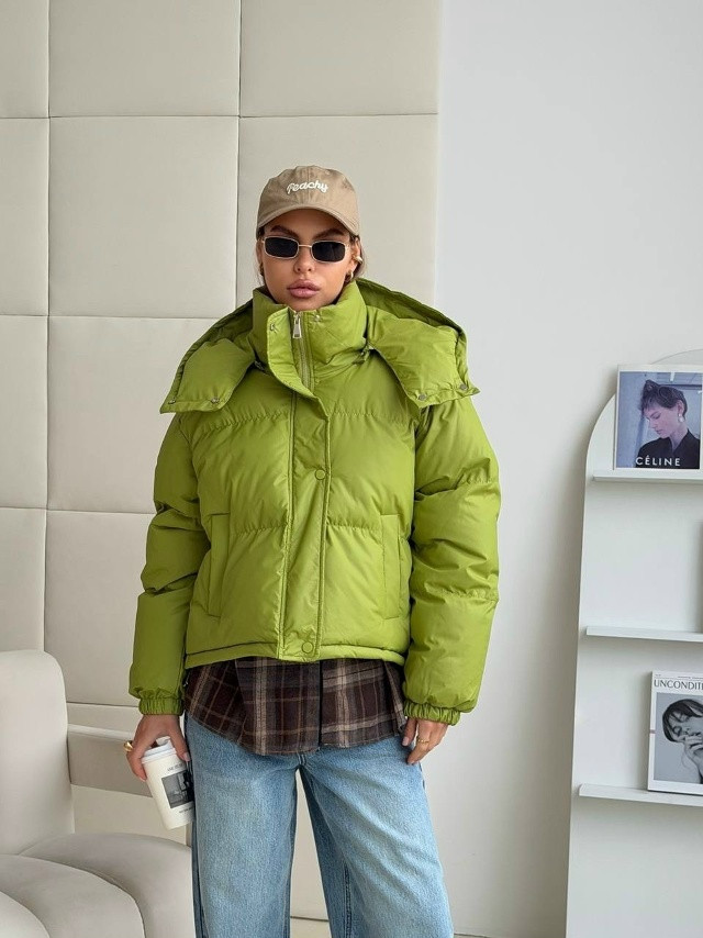 Куртка женская зеленая купить в Интернет-магазине Садовод База - цена 2700 руб Садовод интернет-каталог