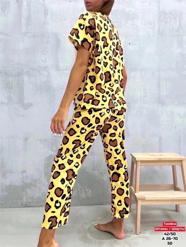 🍃 Пижама женская , тройка ( штаны +шорты ) САДОВОД официальный интернет-каталог