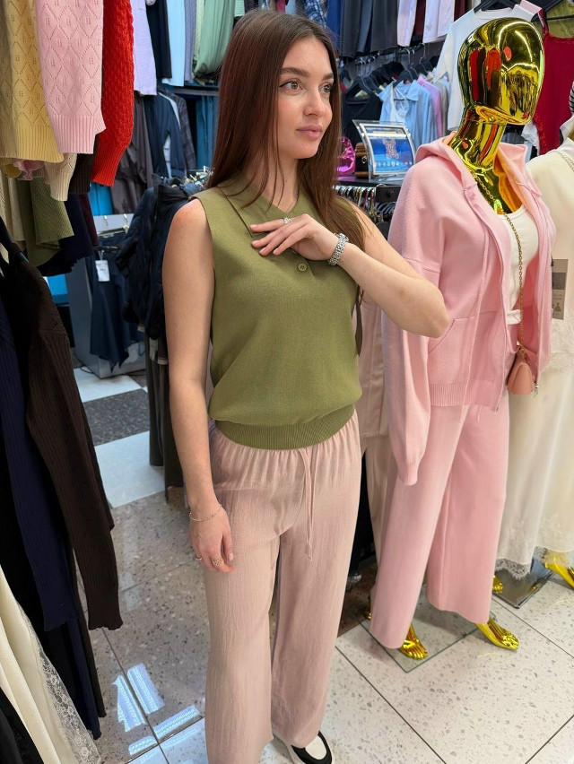 Женские брюки розовые купить в Интернет-магазине Садовод База - цена 950 руб Садовод интернет-каталог