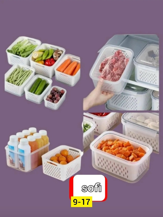 Набор контейнеров с дуршлагом купить в Интернет-магазине Садовод База - цена 850 руб Садовод интернет-каталог