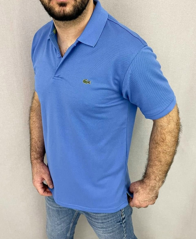 Мужская футболка голубая