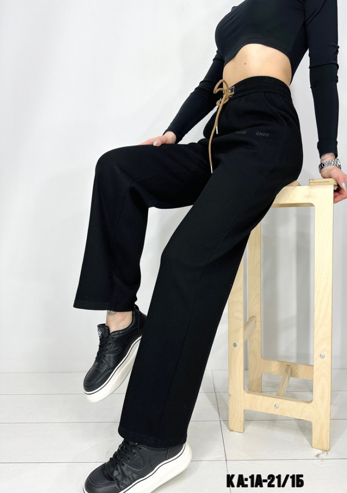 Женские брюки черные купить в Интернет-магазине Садовод База - цена 599 руб Садовод интернет-каталог