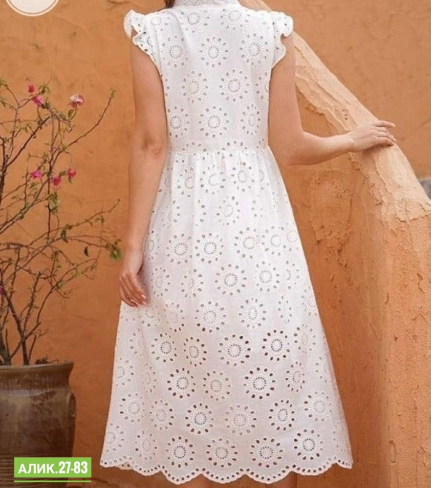 Платье белое купить в Интернет-магазине Садовод База - цена 900 руб Садовод интернет-каталог