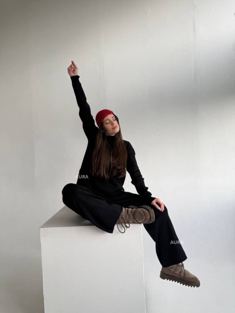 Женский костюм черный купить в Интернет-магазине Садовод База - цена 2100 руб Садовод интернет-каталог