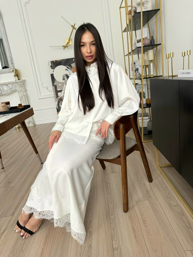 Женский костюм белый купить в Интернет-магазине Садовод База - цена 2100 руб Садовод интернет-каталог