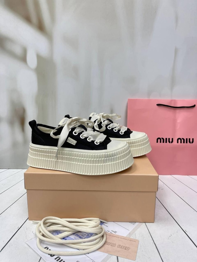 😍КЕДЫ  MIU MIU😍 купить в Интернет-магазине Садовод База - цена 4000 руб Садовод интернет-каталог