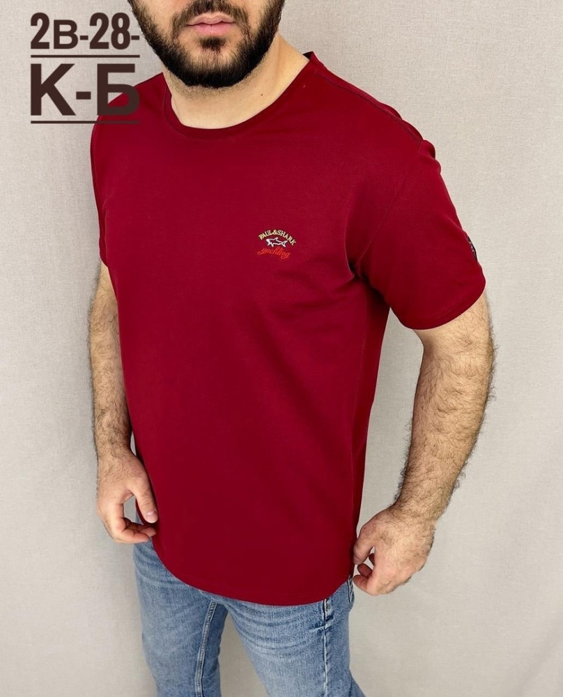 Мужская футболка бордовая купить в Интернет-магазине Садовод База - цена 950 руб Садовод интернет-каталог
