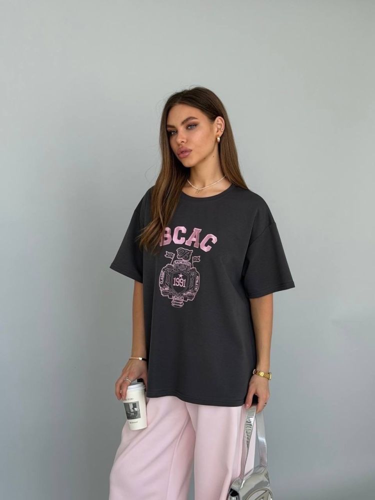 Женская футболка коричневая купить в Интернет-магазине Садовод База - цена 1200 руб Садовод интернет-каталог