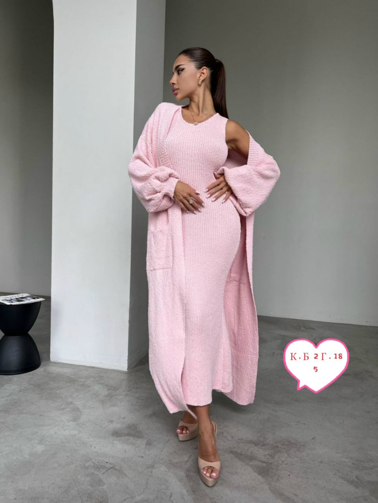 Платье + кардиган купить в Интернет-магазине Садовод База - цена 2200 руб Садовод интернет-каталог