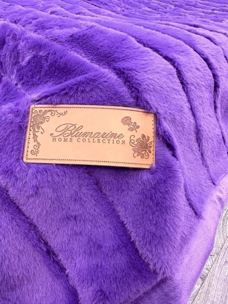 Меховой плед (плед-покрывало) "Кролик" Blumarine оригинального качества купить в Интернет-магазине Садовод База - цена 1100 руб Садовод интернет-каталог