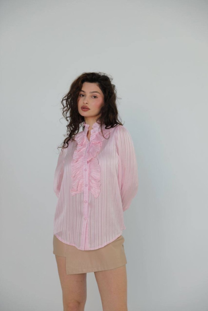 Женская рубашка розовая купить в Интернет-магазине Садовод База - цена 1650 руб Садовод интернет-каталог