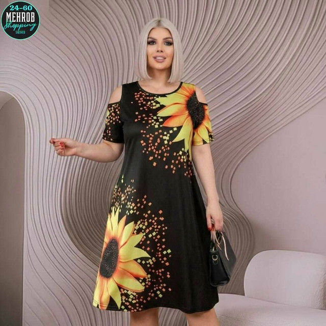 Платье коричневое