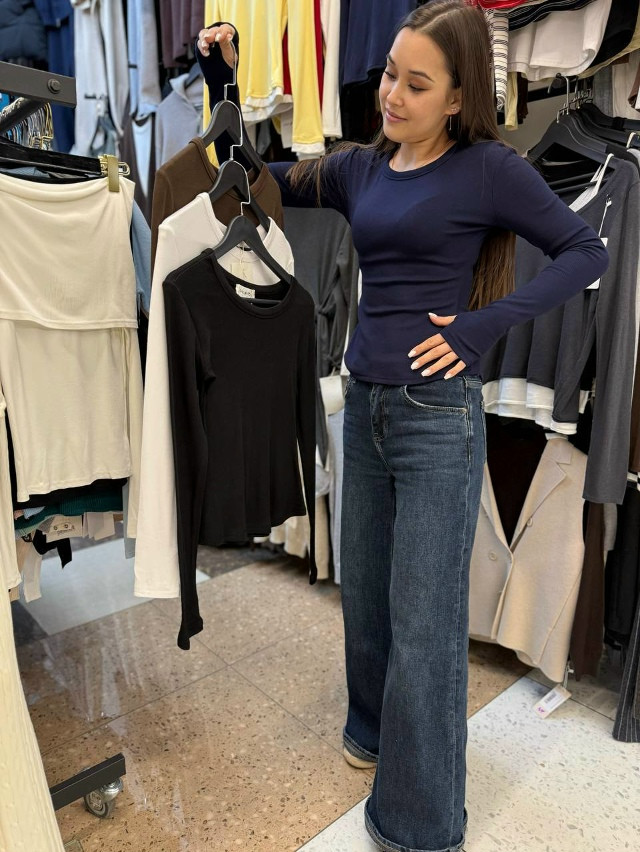 Лонгслив черный купить в Интернет-магазине Садовод База - цена 850 руб Садовод интернет-каталог