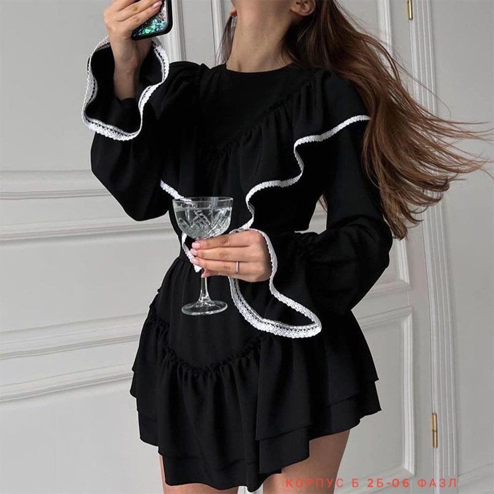 Платье черное купить в Интернет-магазине Садовод База - цена 800 руб Садовод интернет-каталог