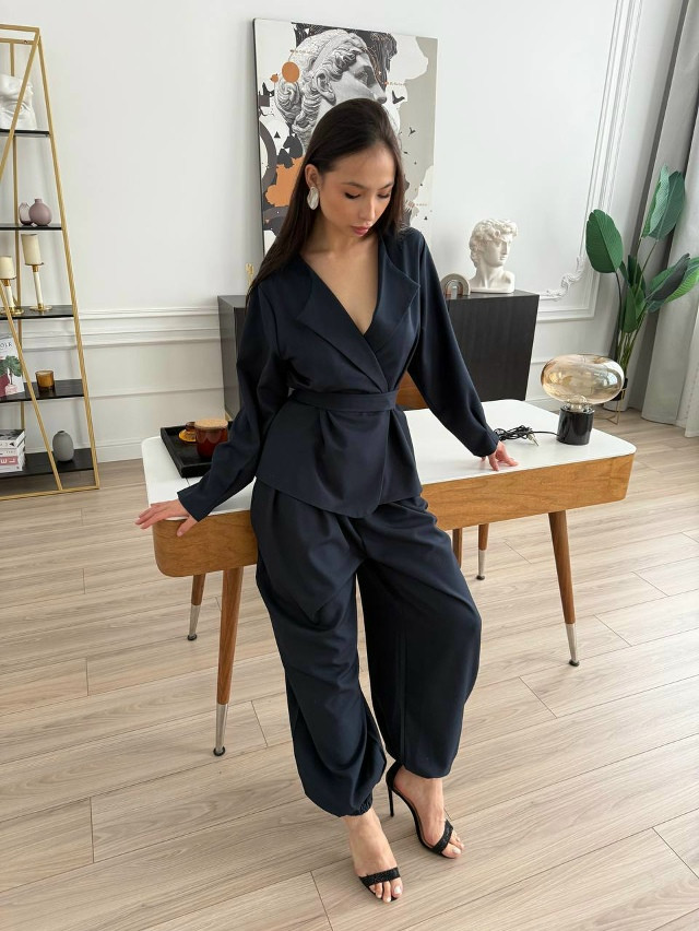 Женский костюм синий купить в Интернет-магазине Садовод База - цена 2400 руб Садовод интернет-каталог