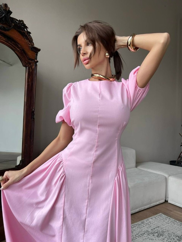 Платье розовое купить в Интернет-магазине Садовод База - цена 1200 руб Садовод интернет-каталог