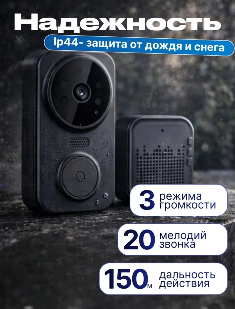Дверной видеозвонок купить в Интернет-магазине Садовод База - цена 450 руб Садовод интернет-каталог