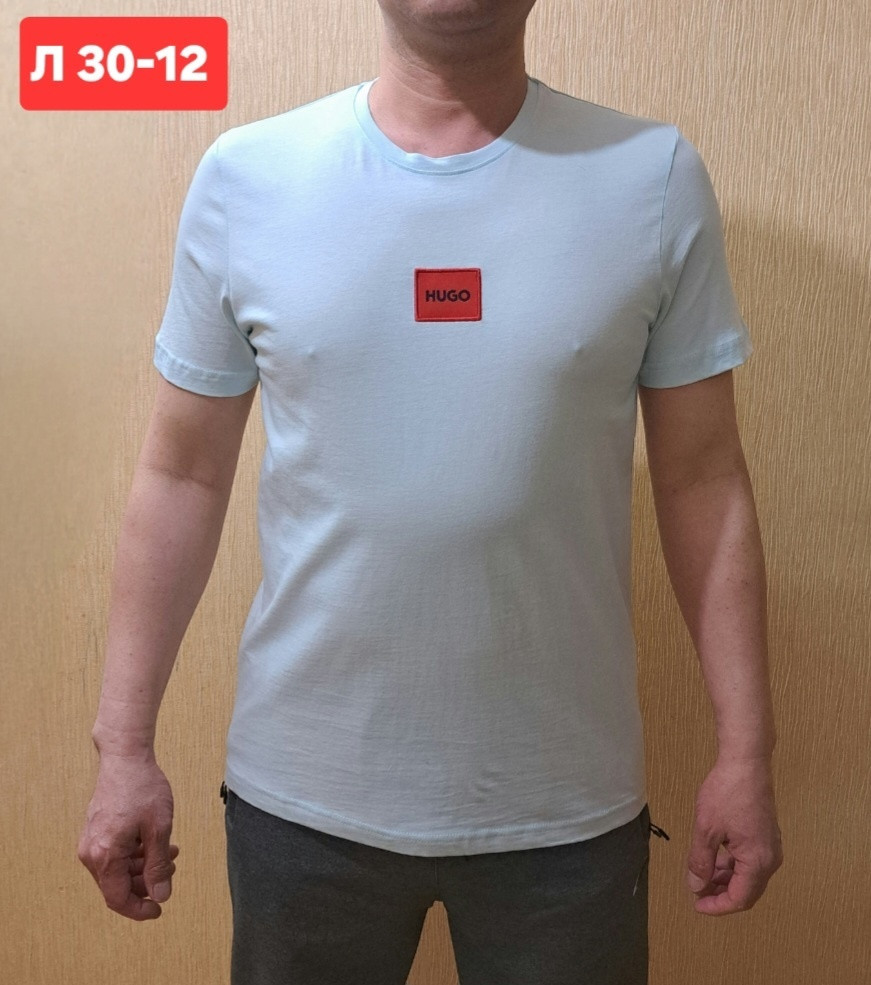 Мужская футболка голубая купить в Интернет-магазине Садовод База - цена 750 руб Садовод интернет-каталог
