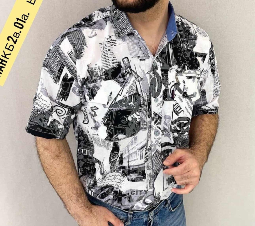 Рубашка для мужчин, хлопок купить в Интернет-магазине Садовод База - цена 950 руб Садовод интернет-каталог