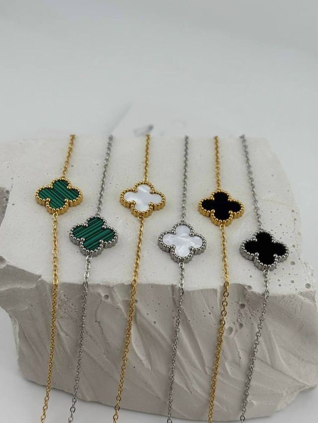 🤍 Браслет с клевером купить в Интернет-магазине Садовод База - цена 150 руб Садовод интернет-каталог