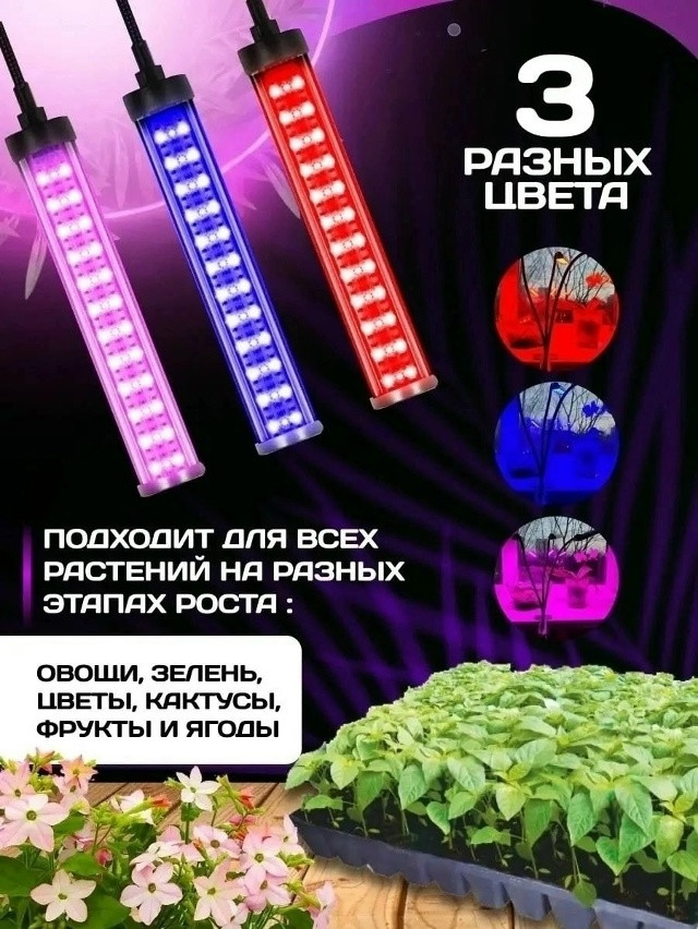 Фитолампа для растений купить в Интернет-магазине Садовод База - цена 650 руб Садовод интернет-каталог