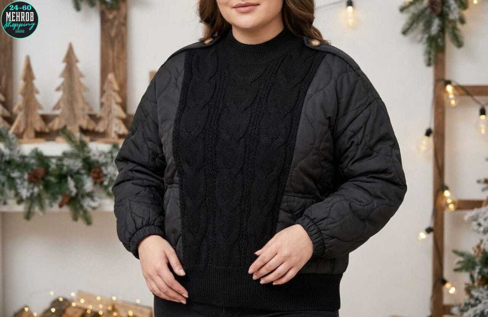 Вязаный утеплённый свитер с горлом, купить в Интернет-магазине Садовод База - цена 350 руб Садовод интернет-каталог