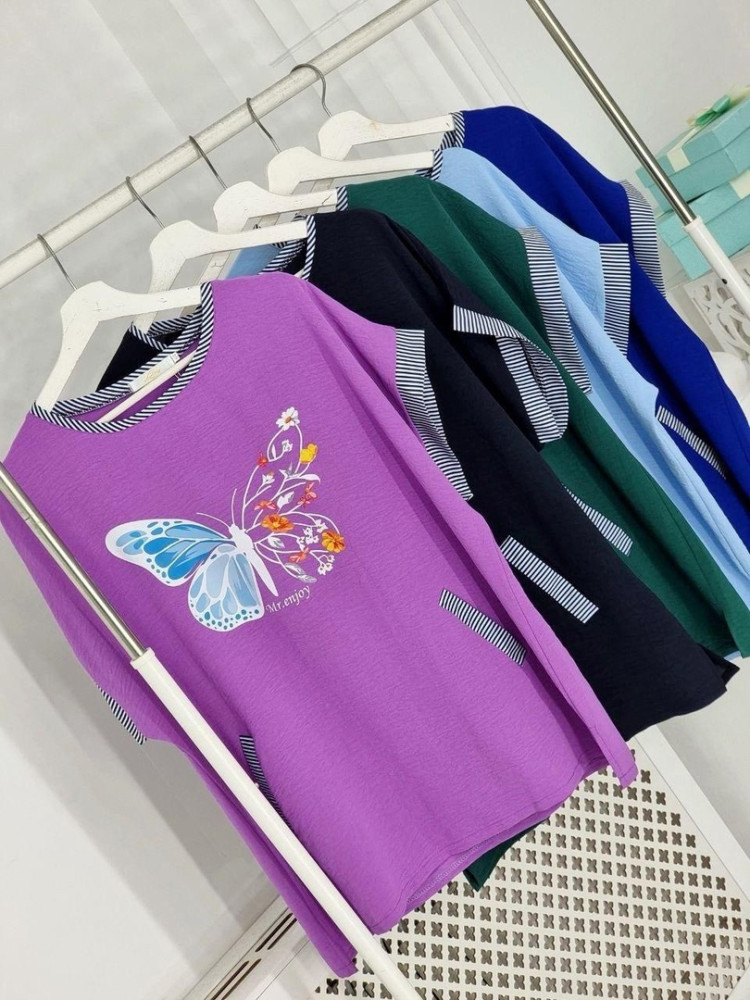 блузка фиолетовая купить в Интернет-магазине Садовод База - цена 650 руб Садовод интернет-каталог