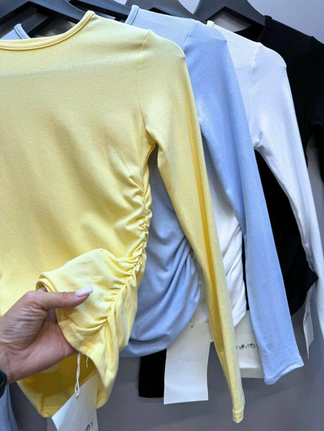 Лонгслив желтый купить в Интернет-магазине Садовод База - цена 750 руб Садовод интернет-каталог