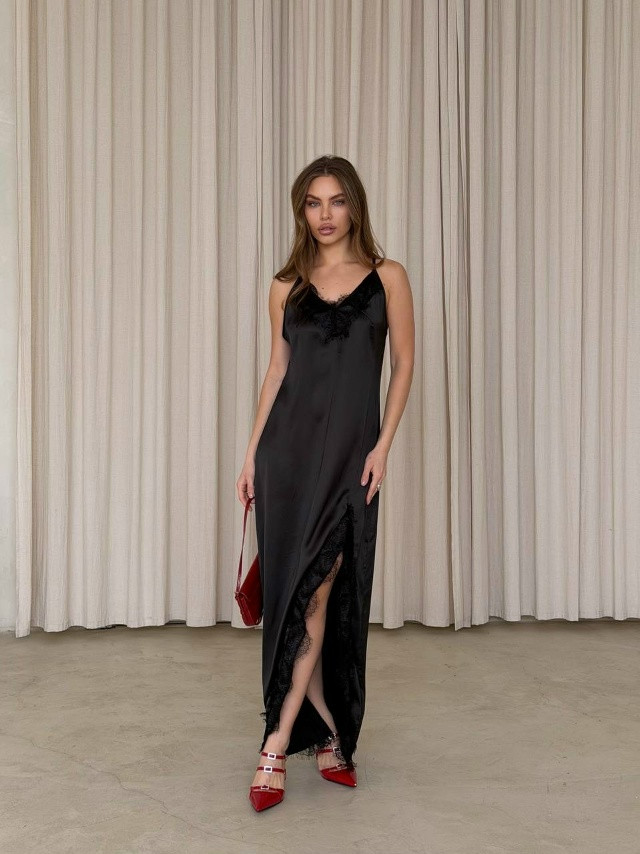 Платье черное купить в Интернет-магазине Садовод База - цена 1300 руб Садовод интернет-каталог