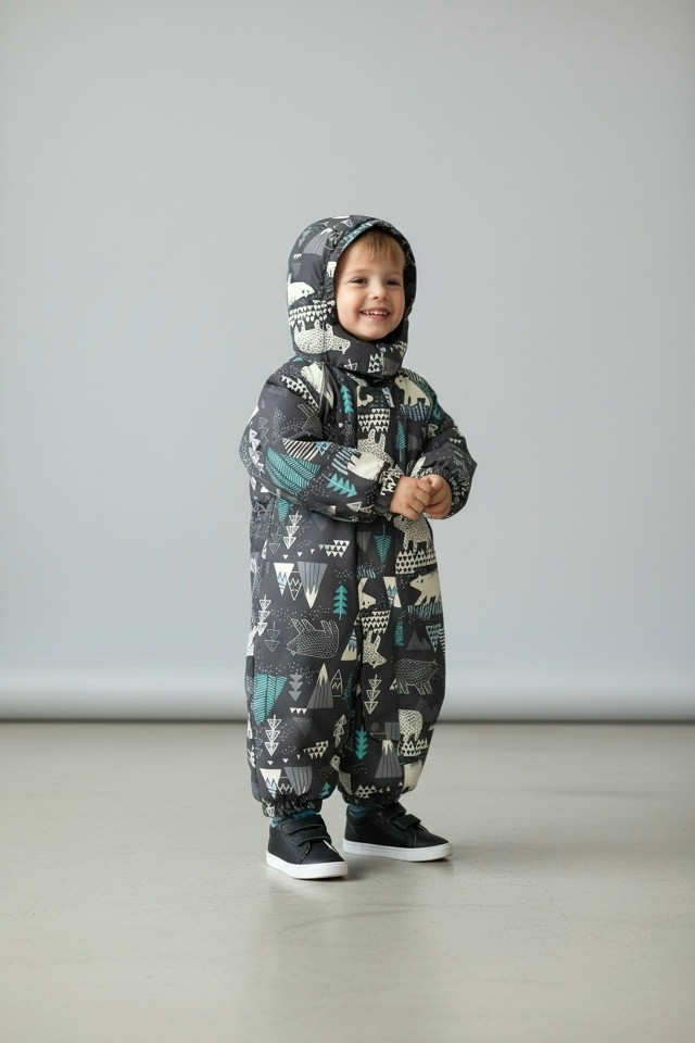 Детский комбинезон серый купить в Интернет-магазине Садовод База - цена 1850 руб Садовод интернет-каталог