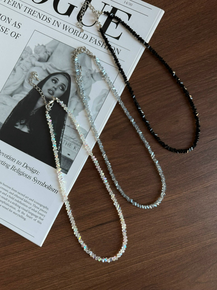 🤍 Колье основа из алмазного стекла купить в Интернет-магазине Садовод База - цена 150 руб Садовод интернет-каталог