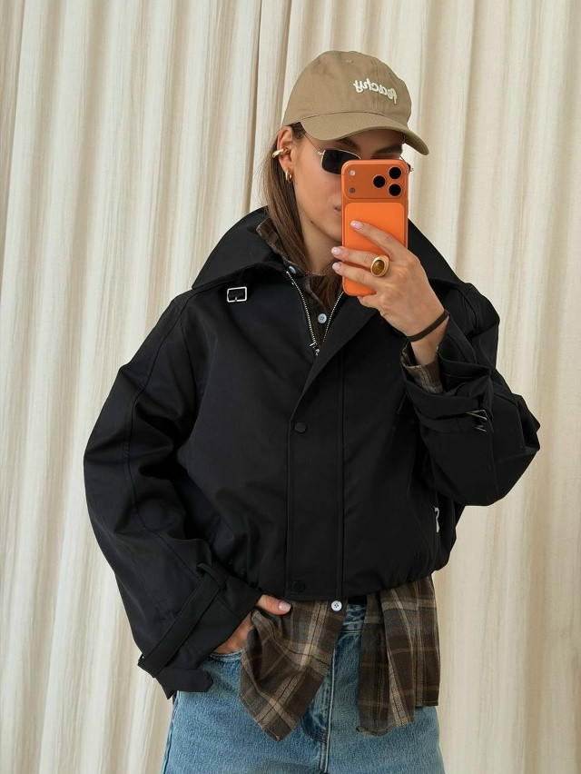 Куртка женская черная купить в Интернет-магазине Садовод База - цена 2900 руб Садовод интернет-каталог