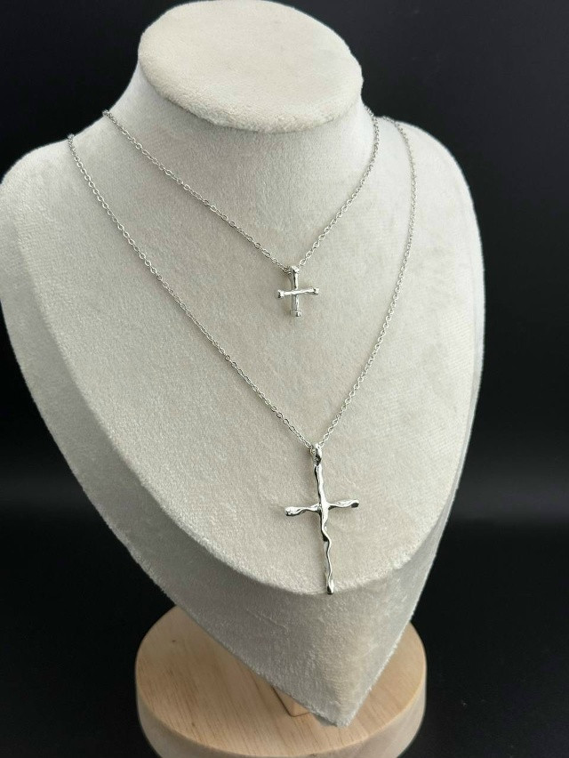 ⚜️Сет колье с крестами купить в Интернет-магазине Садовод База - цена 250 руб Садовод интернет-каталог