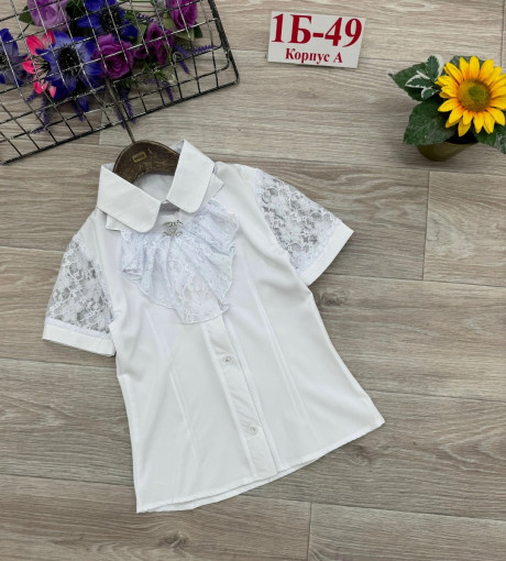 Новая блузка школьная для девочки САДОВОД официальный интернет-каталог