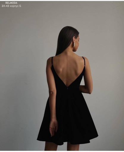 Воздушное вечернее платье в выигрышном чёрном цвете САДОВОД официальный интернет-каталог