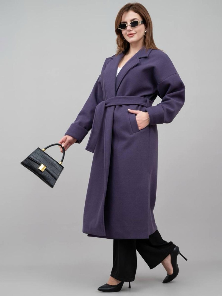 Женское пальто фиолетовое купить в Интернет-магазине Садовод База - цена 2600 руб Садовод интернет-каталог