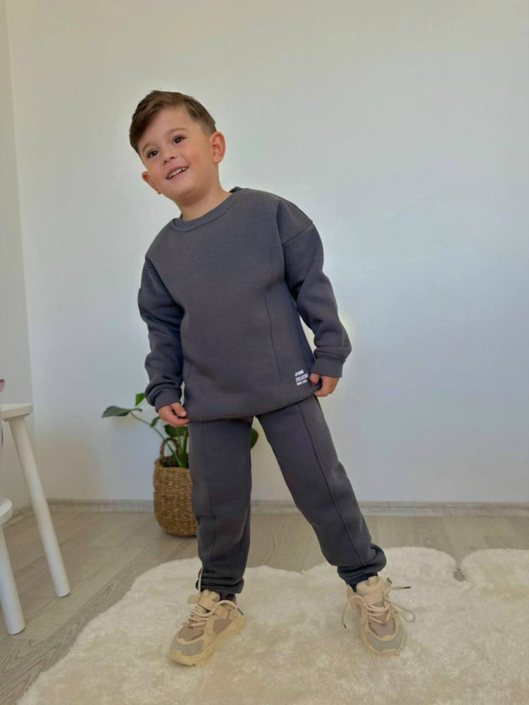 Детский костюм серый купить в Интернет-магазине Садовод База - цена 1199 руб Садовод интернет-каталог